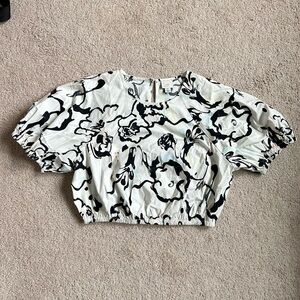 A New Day Slim Fit Puff Short Sleeve Top